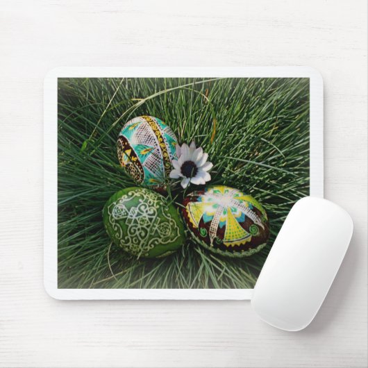 カラフルなPysanky マウスパッド (マウス)