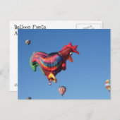 カラフルなRoostesr ポストカード (正面/裏面)