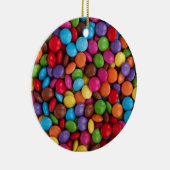 カラフルなskittlesキャンデー セラミックオーナメント (右)
