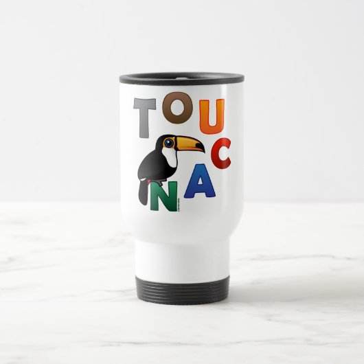 カラフルなToucan トラベルマグ (中央)