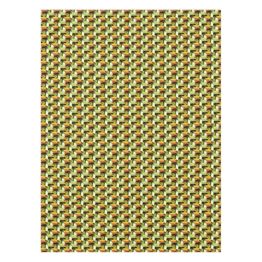 カラフルなToucans 2 テーブルクロス (正面)