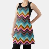 カラフルなV字型パターン エプロン (インサイチュ)