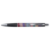 カラフルによって編まれるストライプな元のおもしろいのヴィンテージ ボールペン (裏面)