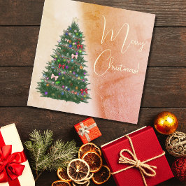 カラフルに飾られたクリスマスツリー