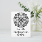 カラフルに!マンダラ インスピレーション ポストカード (スタンド正面)