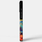 カラフルのまわりに花 Case-Mate iPhoneケース (裏面 / 左)