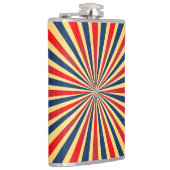 カラフルのストライプなパターン フラスク (右)