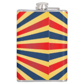 カラフルのストライプなパターン フラスク (裏面)