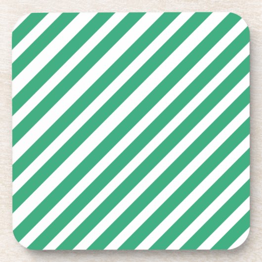 カラフルのストライプのデザインのコースター コースター (正面)