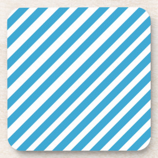 カラフルのストライプのデザインのコースター コースター