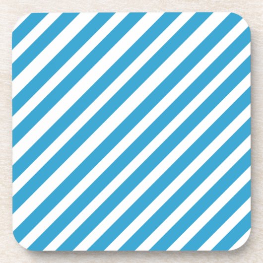 カラフルのストライプのデザインのコースター コースター (正面)