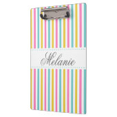 カラフルのストライプパターン名前をカスタムする クリップボード (左)