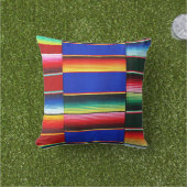 カラフルのストライプ装飾用クッション アウトドアクッション (芝生)