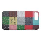 カラフルのヴィンテージパッチワーク Case-Mate iPhoneケース (裏面(横))