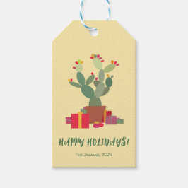 カラフルの休日の挨拶 ギフトタグ