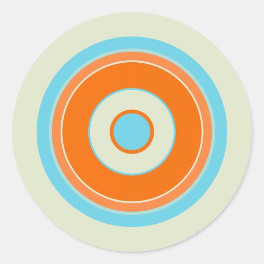 カラフルの円03 ラウンドシール (正面)