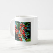 カラフルの冬季贈り物 コーヒーマグカップ (正面左)