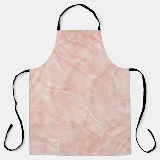 カラフルの大理石の質感と裏地抽象 エプロン (正面)