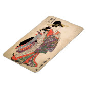 カラフルの女性 マグネット (左側)