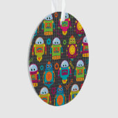 カラフルの子供のロボット オーナメント (正面)