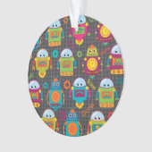 カラフルの子供のロボット オーナメント (正面)