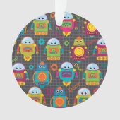 カラフルの子供のロボット オーナメント (正面)