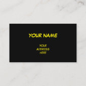 カラフルの小さいドーナツは振りかけます + あなたのアイディア 名刺 (裏面)