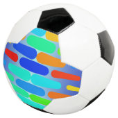カラフルの形の抽象デザイン サッカーボール (3/4)