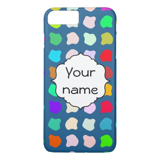 カラフルの形の抽象デザイン Case-Mate iPhoneケース (裏面)