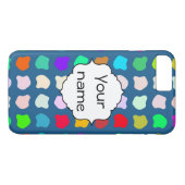 カラフルの形の抽象デザイン Case-Mate iPhoneケース (裏面(横))
