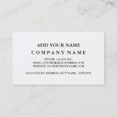 カラフルの抽象芸術くまの芸術 名刺 (裏面)