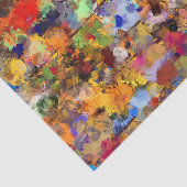 カラフルの抽象芸術のペンキの（ばちゃばちゃ）跳ねるの芸術 薄葉紙 (詳細)