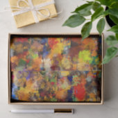 カラフルの抽象芸術のペンキの（ばちゃばちゃ）跳ねるの芸術 薄葉紙 (ギフト)