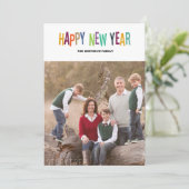 カラフルの新年年賀状 シーズンカード (スタンド正面)