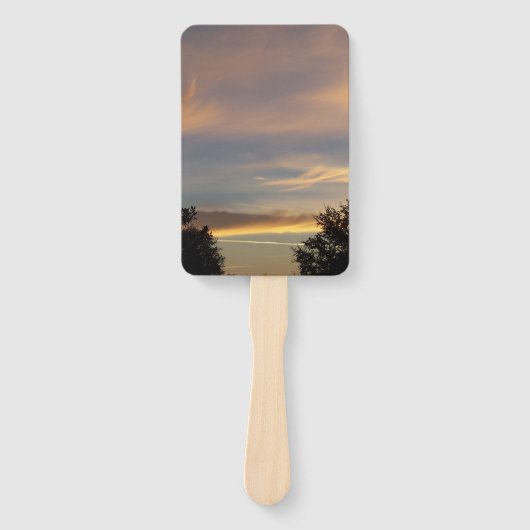 カラフルの日の出 ハンドファン (正面)