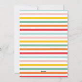 カラフルの明るい写真のコラージュモダンクリスマス シーズンカード (裏面)