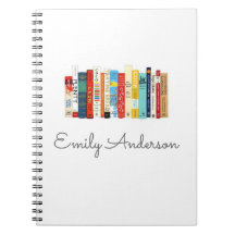 カラフルの本のカスタムで名前入りな弾丸ジャーナル