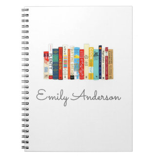 カラフルの本のカスタムで名前入りな弾丸ジャーナル ノートブック