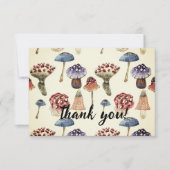 カラフルの水彩模様 サンキューカード (正面)