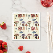 カラフルの水彩模様 スタンダードカクテルナプキン (インサイチュ)