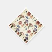 カラフルの水彩模様 スタンダードカクテルナプキン (角)