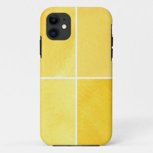 カラフルの水彩背景 iPhone 11 ケース