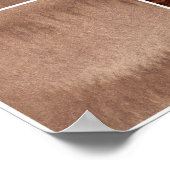 カラフルの水色の背景4 ポスター (角)