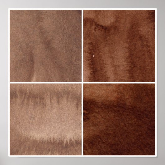 カラフルの水色の背景4 ポスター (正面)