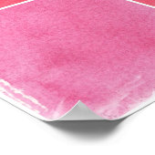 カラフルの水色の背景 ポスター (角)