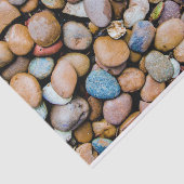 カラフルの石の石の小石 薄葉紙 (詳細)