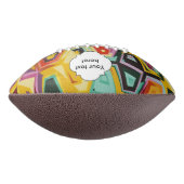 カラフルの穴の質 アメリカンフットボール (回転90)