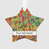 カラフルの穴の質 オーナメント (裏面)