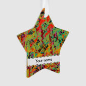 カラフルの穴の質 オーナメント (正面)