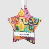 カラフルの穴の質 オーナメント (正面)